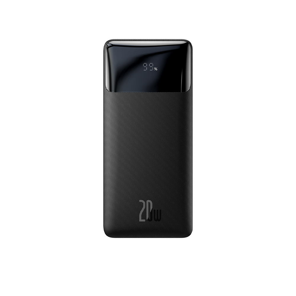 【Baseus 倍思】倍電 20000mAh 20W 數顯快充行動電源 黑 (含線) 公司貨_1