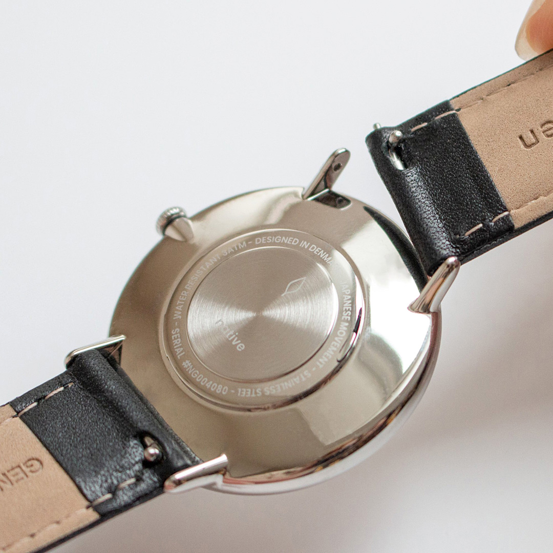 【限時加碼・贈原廠錶帶】ND手錶 Native 本真 36mm 月光銀殼×橄欖綠面 復古棕真皮錶帶 Nordgreen 北歐設計師手錶 NR36SILEBROG 熱賣中!_5