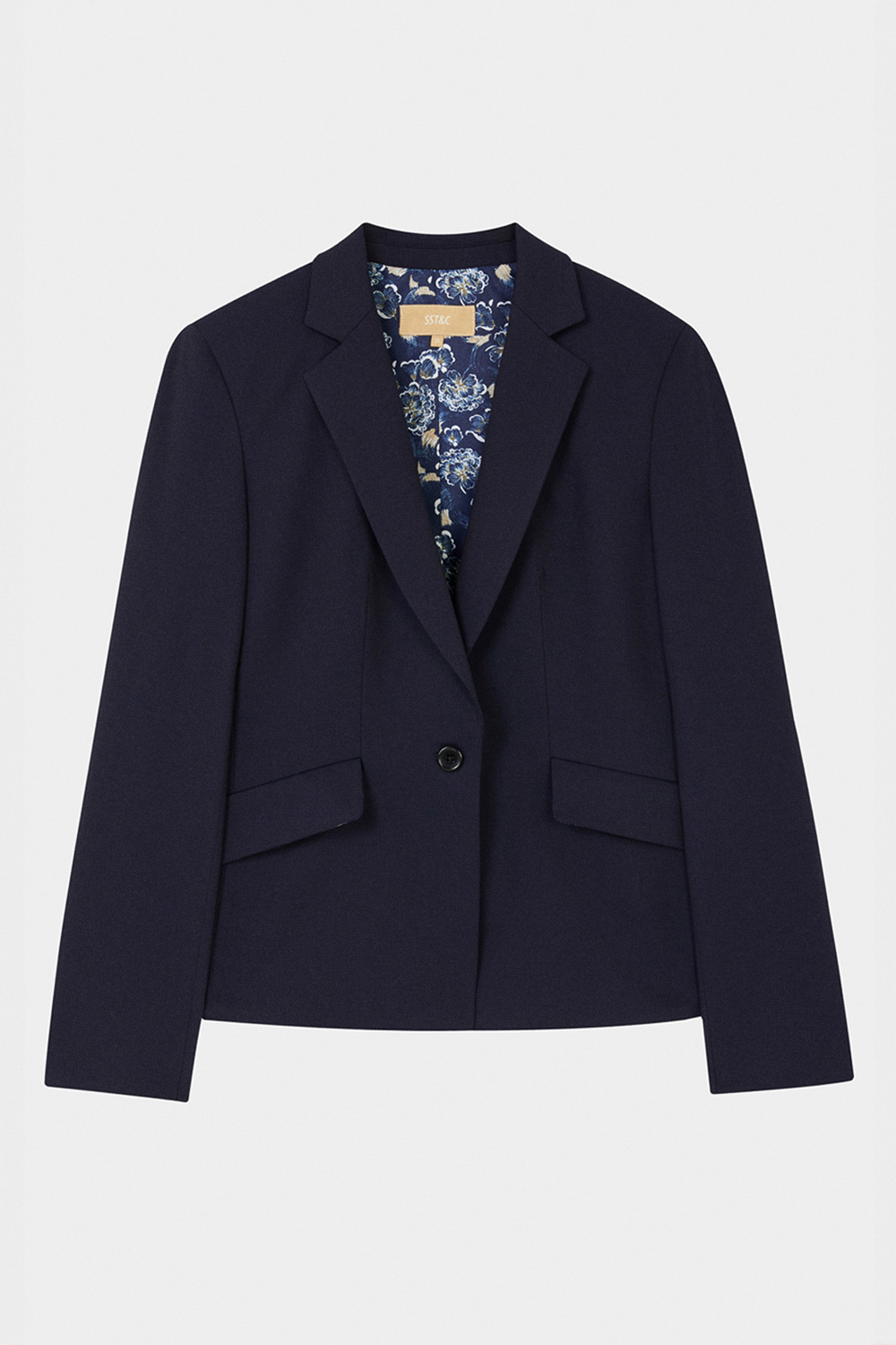 SST&C Navy Square Collar Suit | 7162402004  (Outlet)_7
