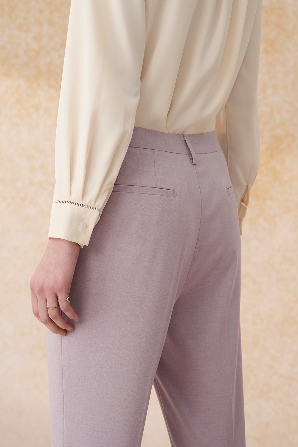 SST&C Light Pink Fitted Trousers | 7262402003  (Outlet)_6