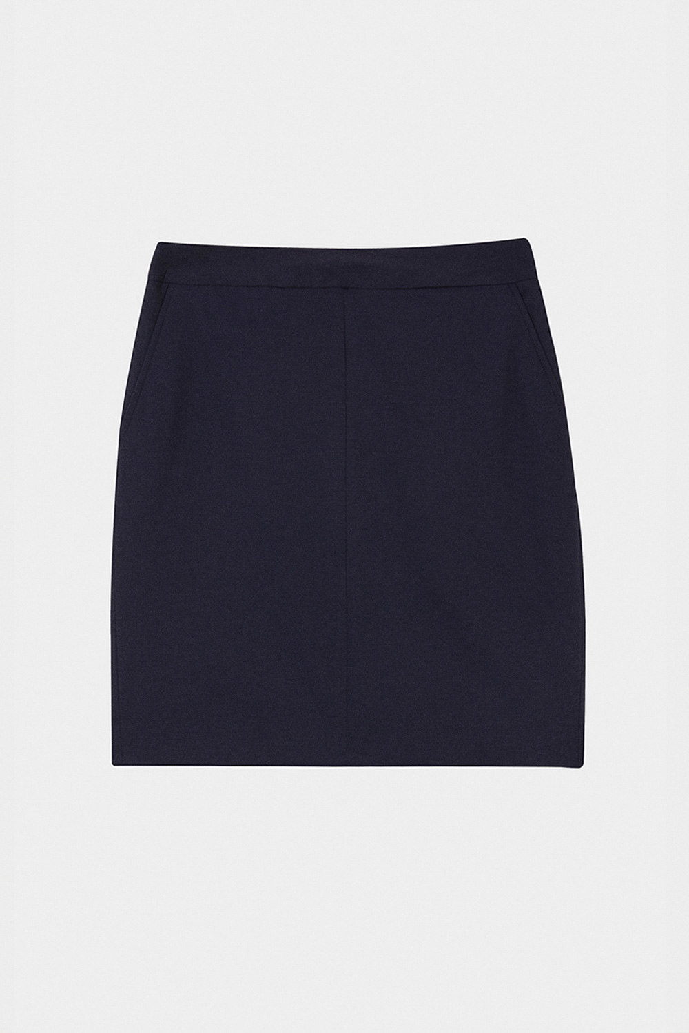 SST&C Navy Blue Skirt | 7462402004  (Outlet)_7