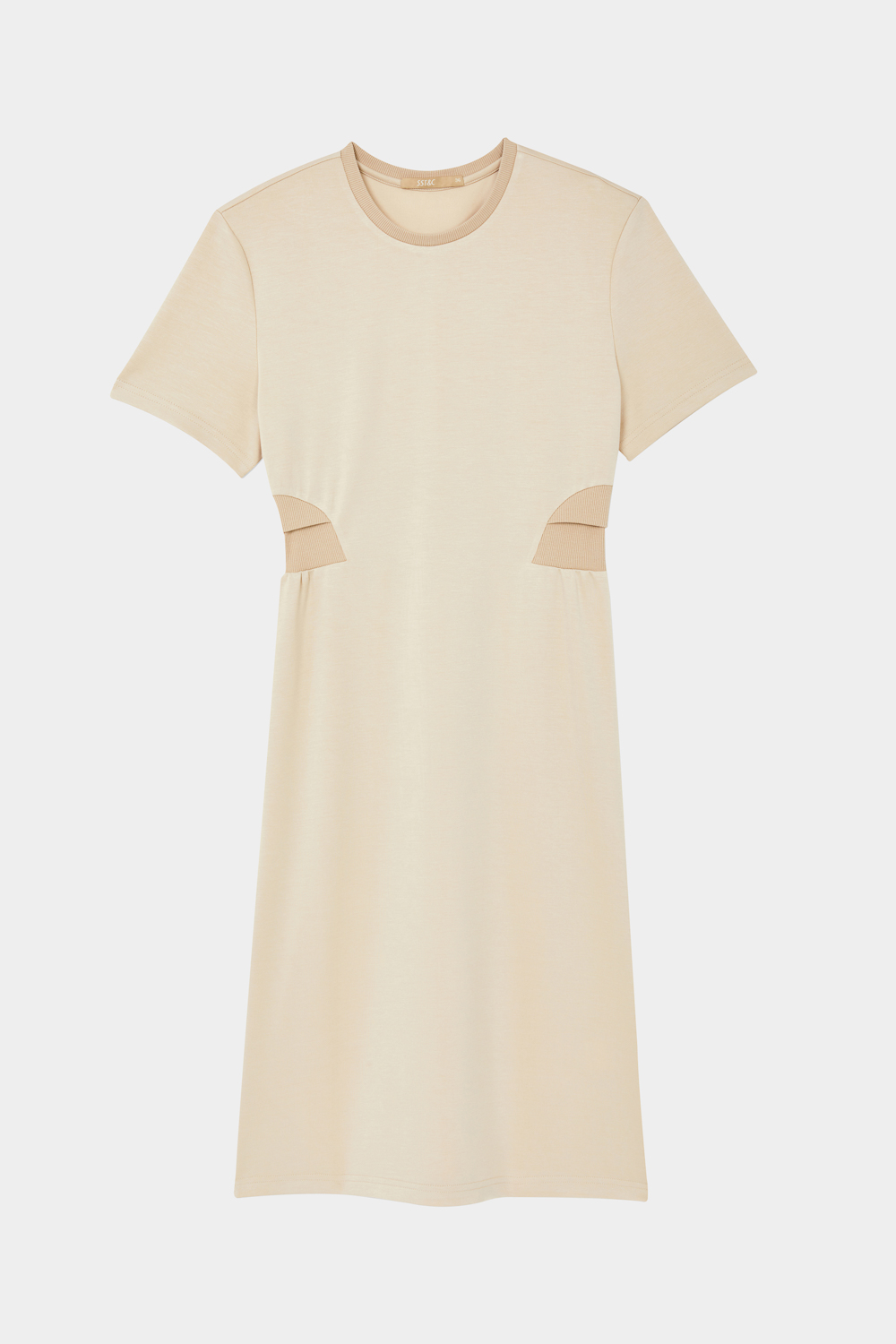SST&C Apricot Knitted Long Dress | 8562402001  (Outlet)_7