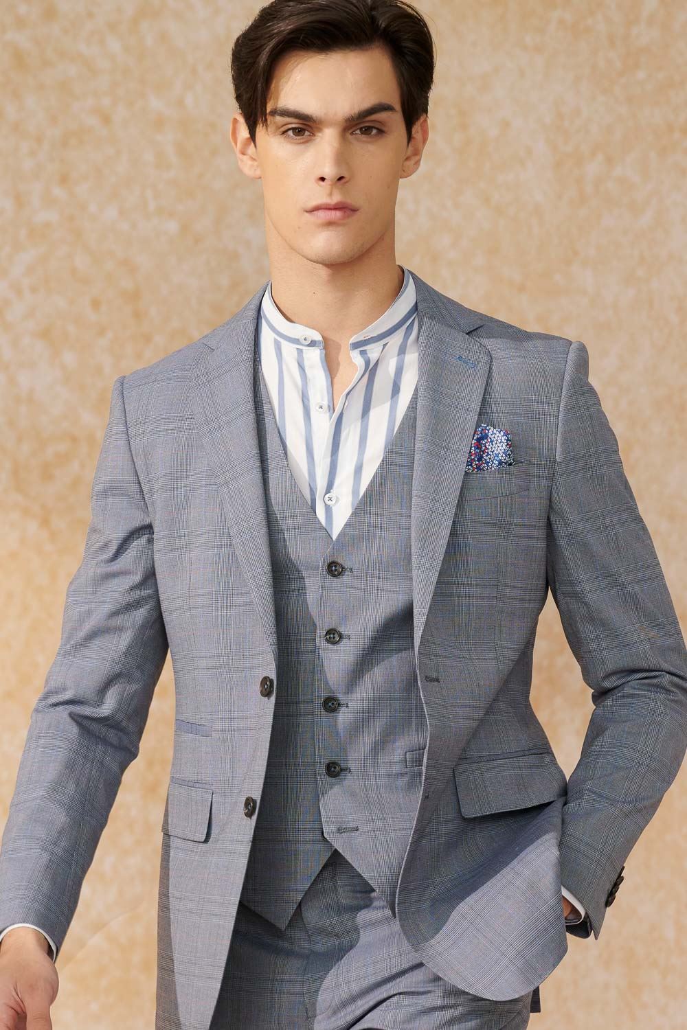 SST&C Gray Welsh Check Tailor Suit Jacket | 0112402001  (Outlet)_1