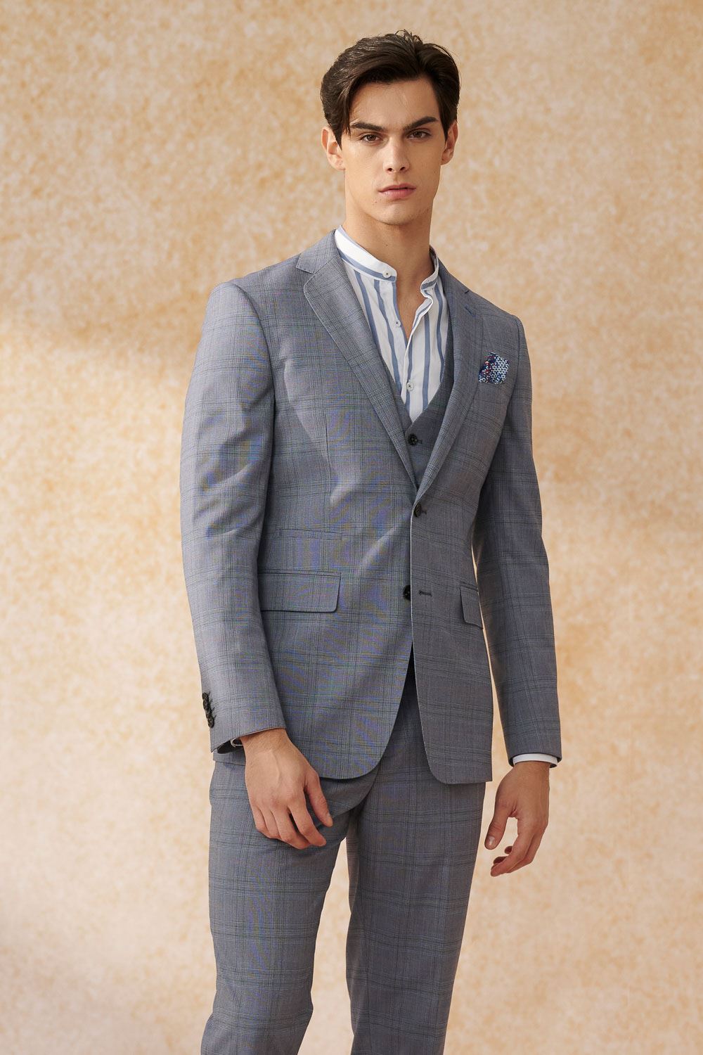 SST&C Gray Welsh Check Tailor Suit Jacket | 0112402001  (Outlet)_2