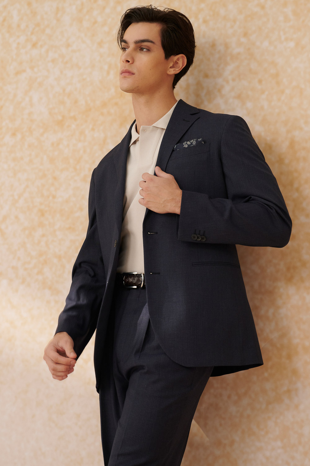 SST&C 藏青寬鬆西裝外套 | 0112402003 (outlet)_5