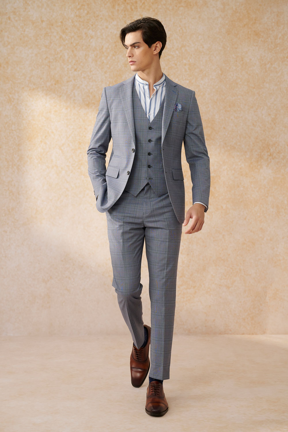 SST&C Gray Welsh Check Tailor Suit Trousers | 0212402001  (Outlet)_0
