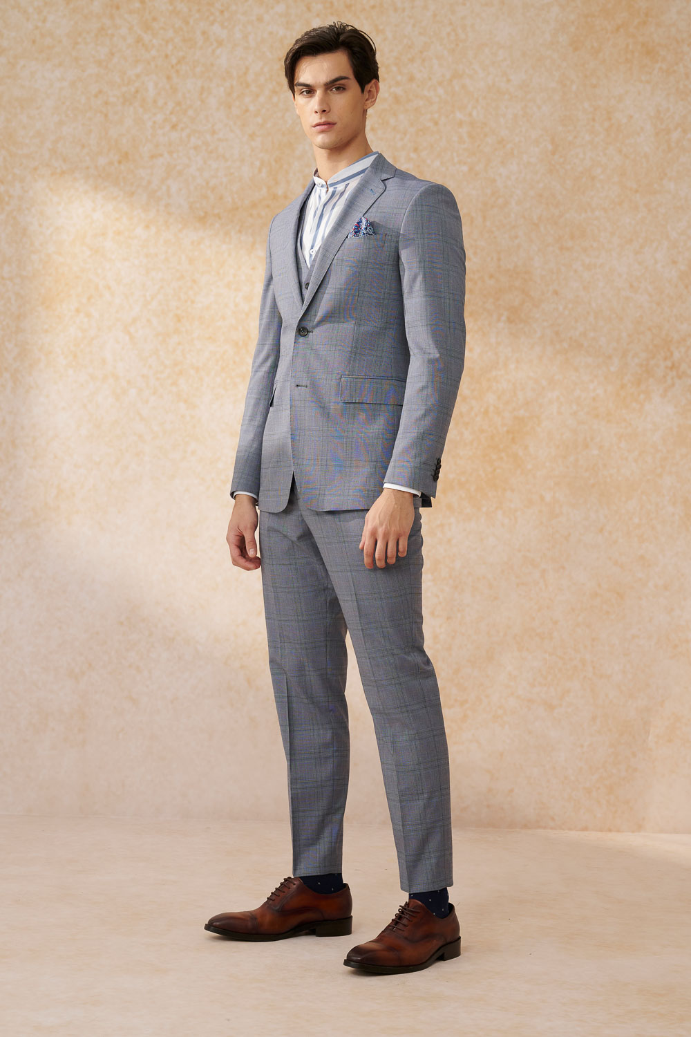 SST&C Gray Welsh Check Tailor Suit Trousers | 0212402001  (Outlet)_1