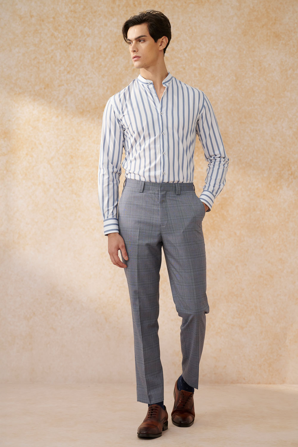 SST&C Gray Welsh Check Tailor Suit Trousers | 0212402001  (Outlet)_5