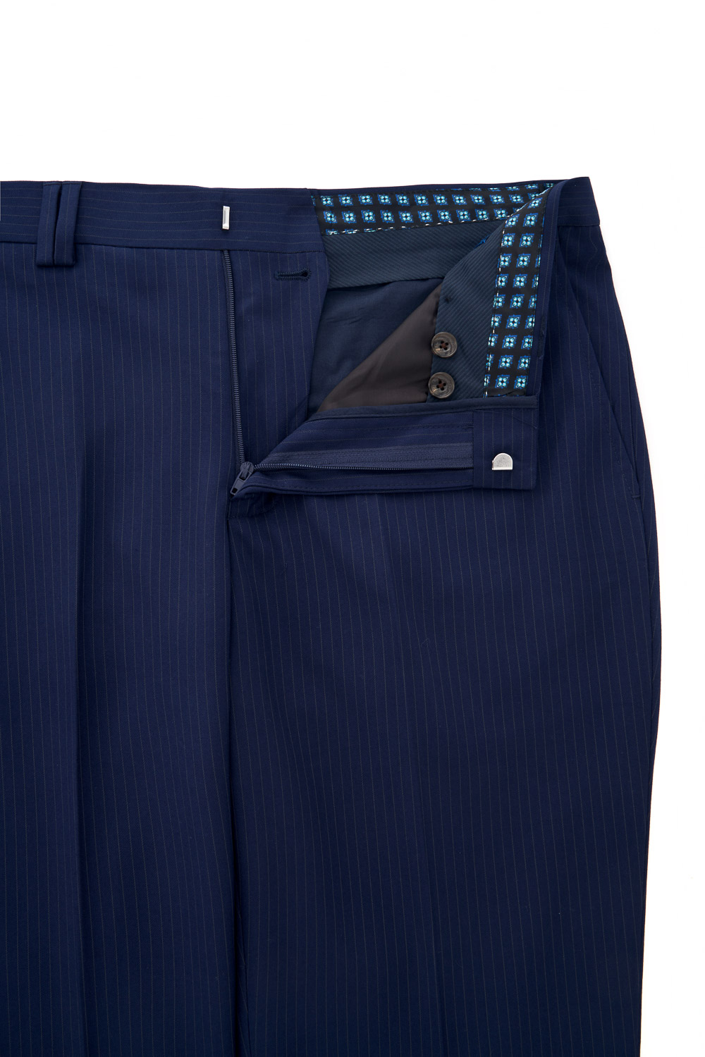 SST&C Navy Striped Pattern Tailor Suit Trousers | 0212402005  (Outlet)_8