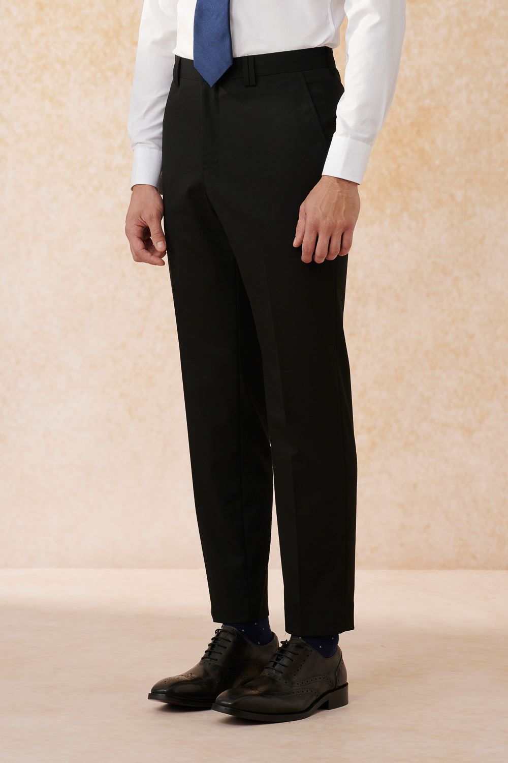 SST&C Black Slim Fit Suit Trousers | 0212402007  (Outlet)_6