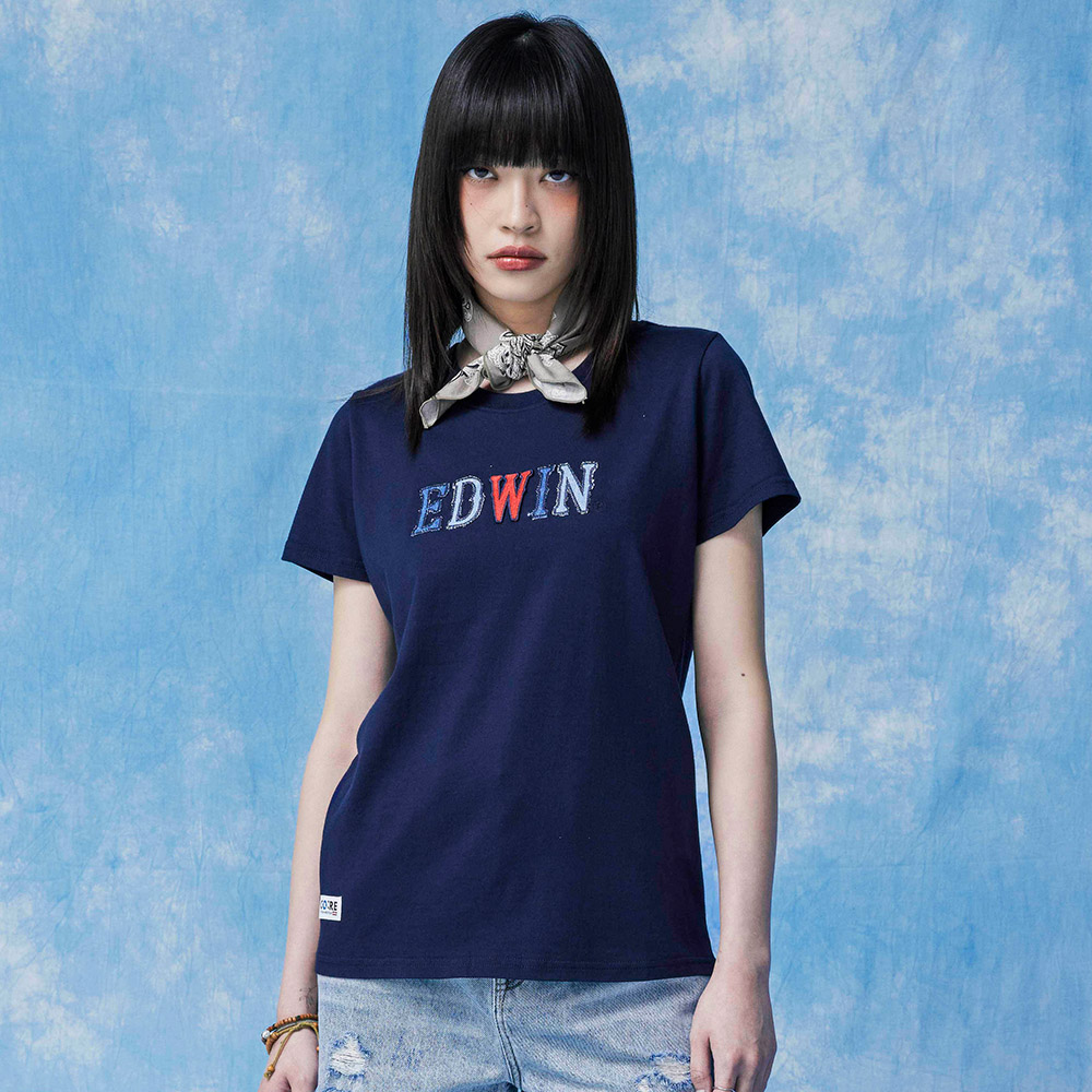 EDWIN｜CORE｜女裝｜英文字母印花短袖T恤
