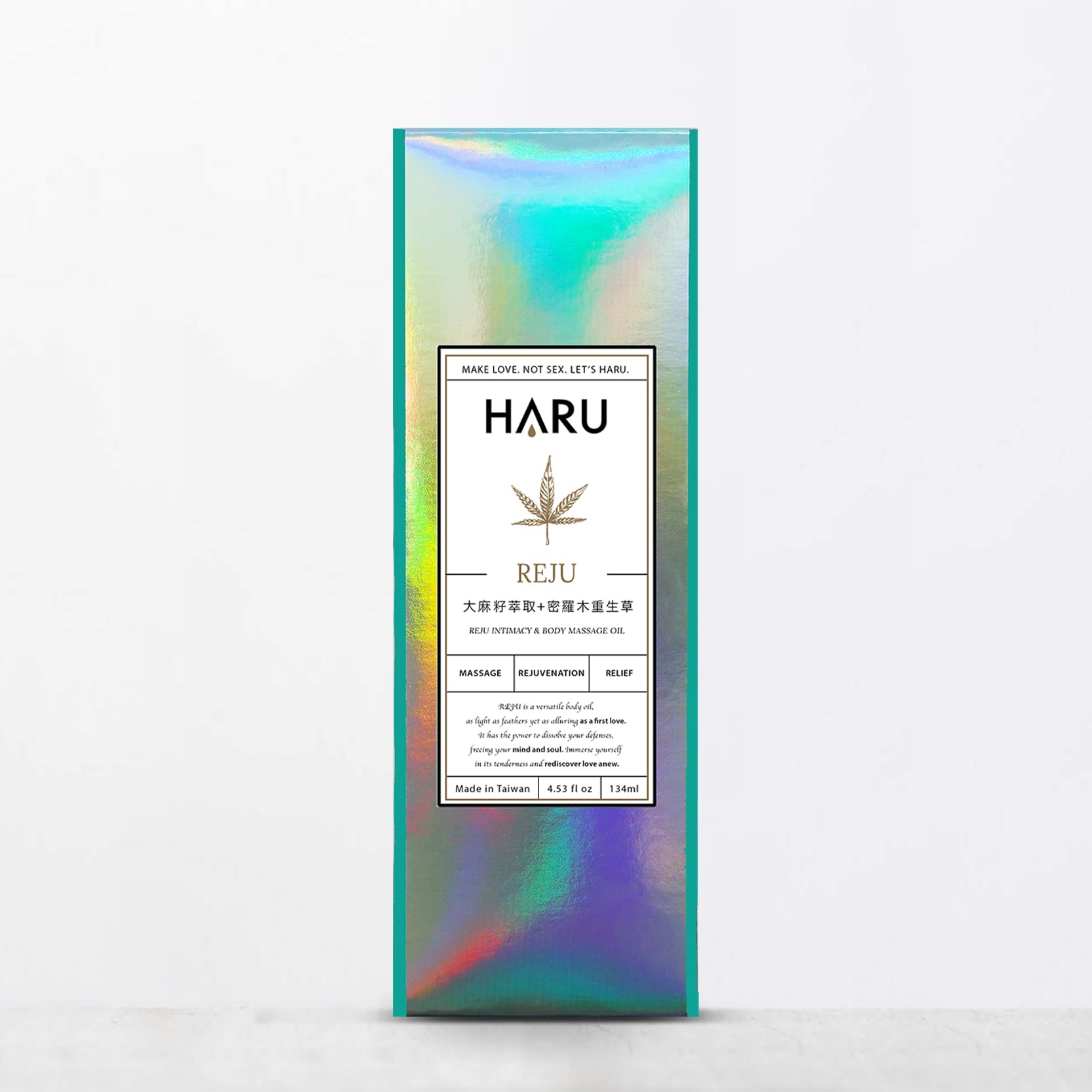 【HARU】REJU 大麻重生草舒緩按摩精油134ml_2