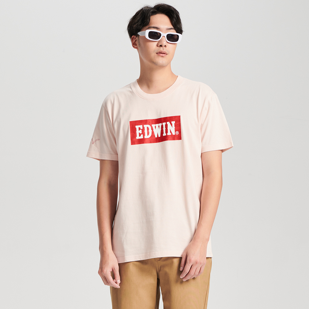 EDWIN｜男裝｜音樂紅印花短袖T恤
