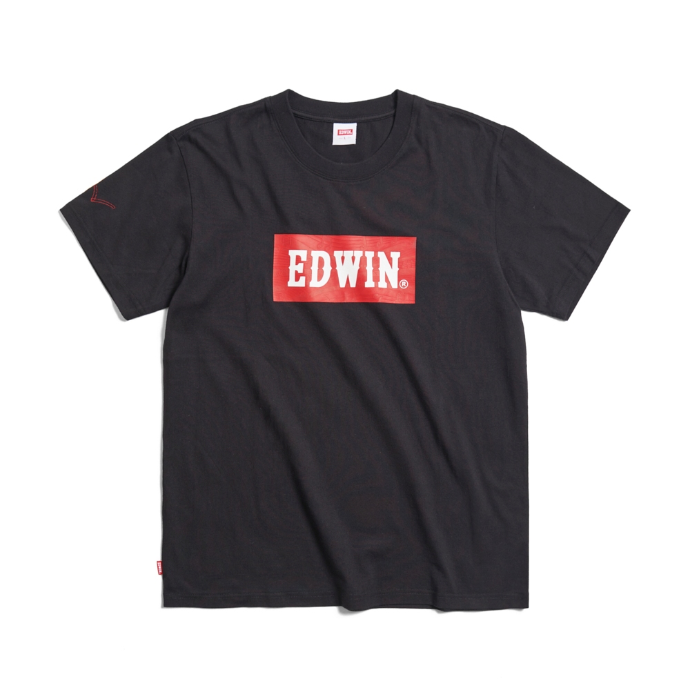 EDWIN｜加大碼｜男裝｜音樂紅印花短袖T恤