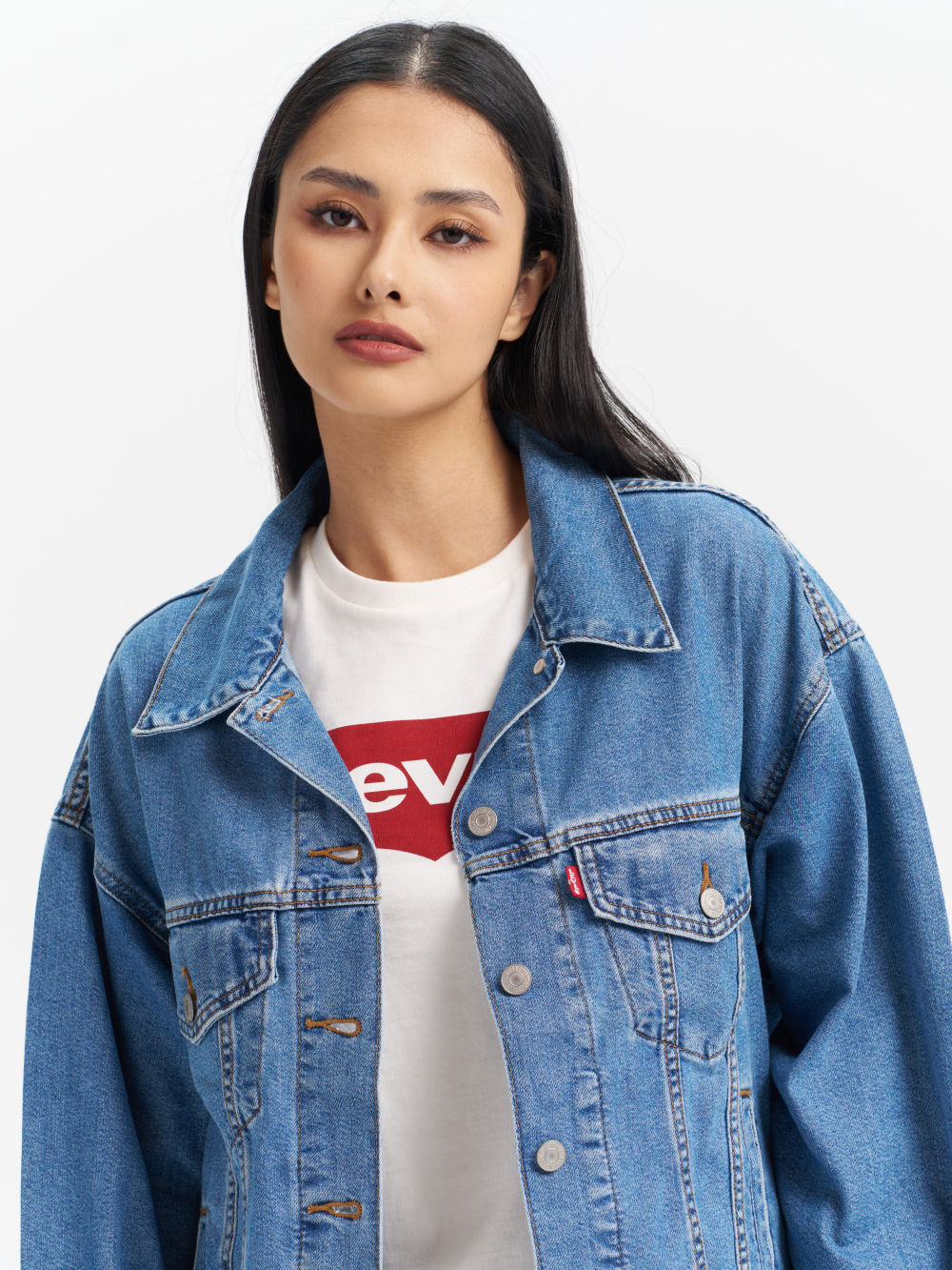 Levis 女款 90年古著牛仔外套 Performance Cool 熱賣單品_5
