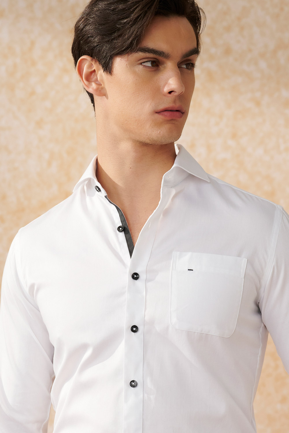 SST&C #Easycare  White Plain Standard Shirt | 0312402011  (Outlet)_1