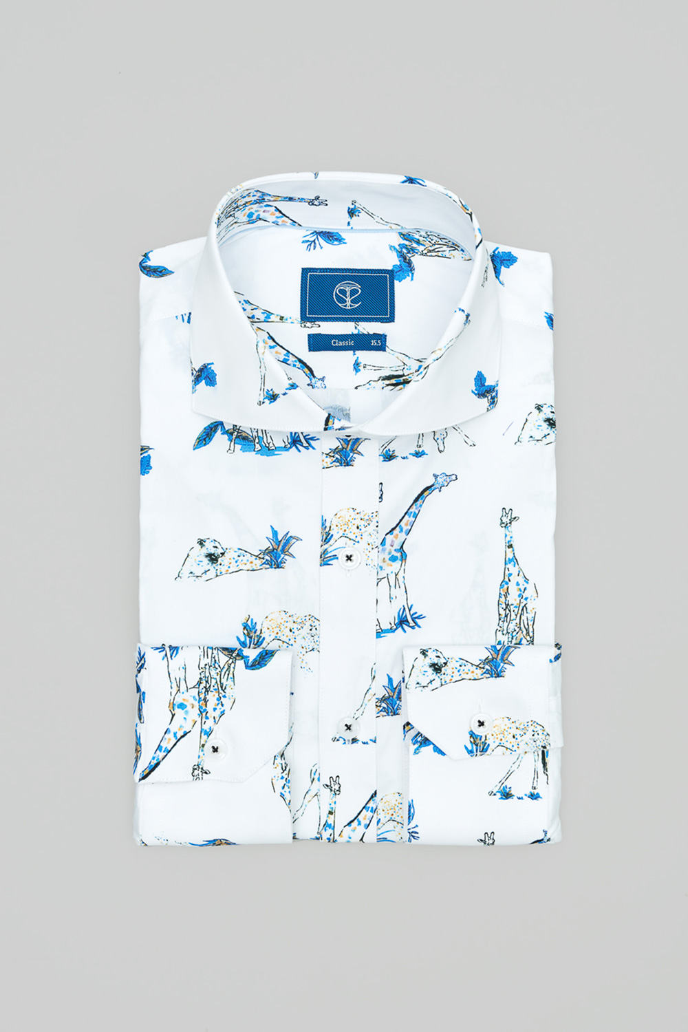 SST&C #Elastic Fit  Giraffe Print Standard Fit Shirt | 0312402012  (Outlet)_5