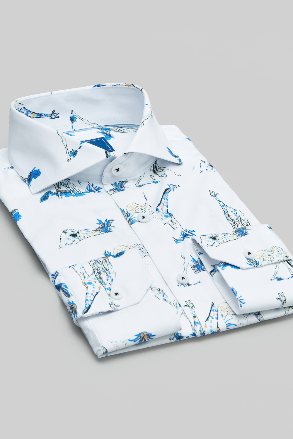 SST&C #Elastic Fit  Giraffe Print Standard Fit Shirt | 0312402012  (Outlet)_6