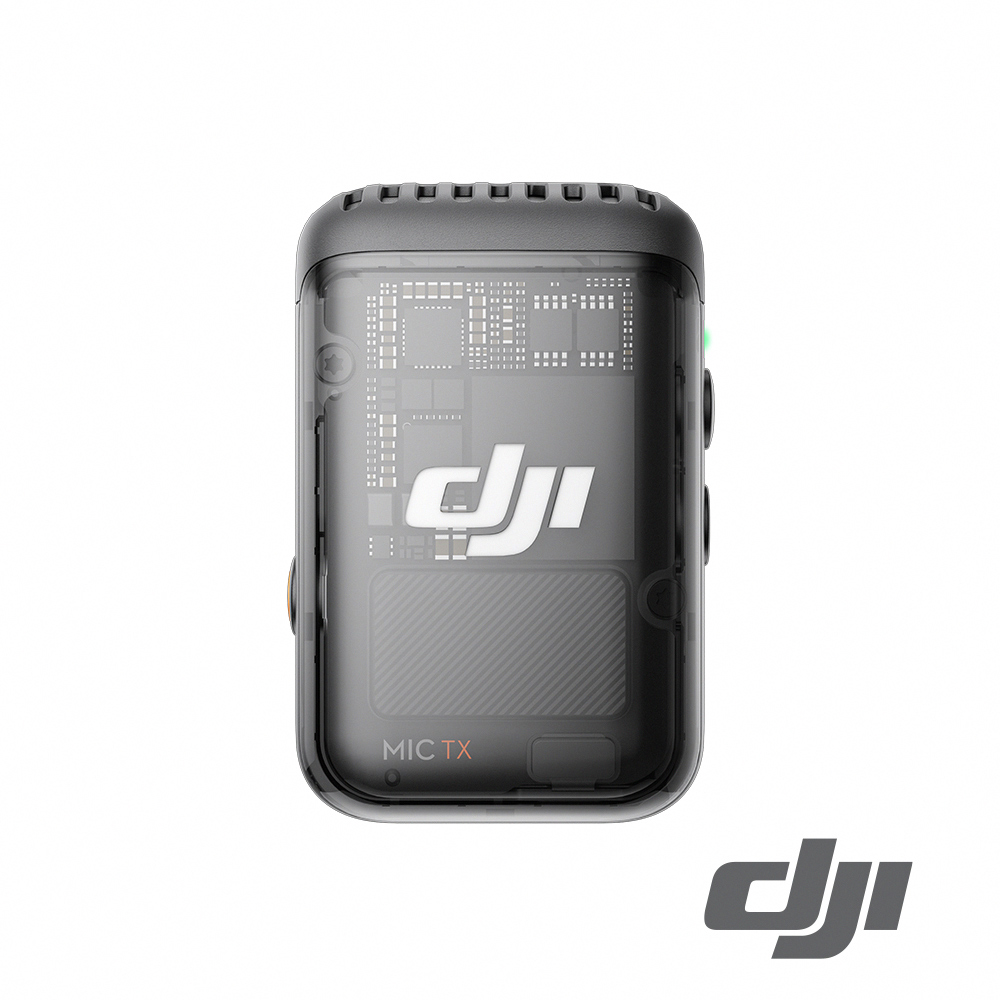 【預購】【DJI】Mic 2 發射器 (透明黑) 公司貨_0