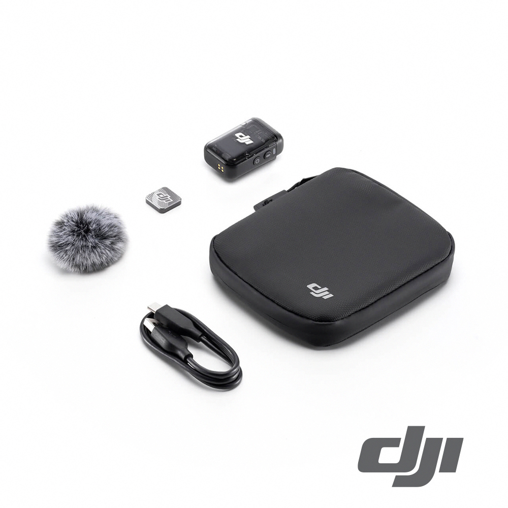 【預購】【DJI】Mic 2 發射器 (透明黑) 公司貨_2