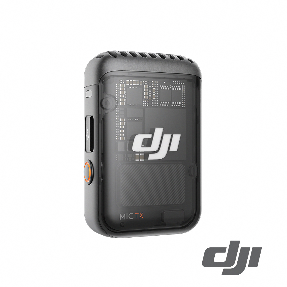 【預購】【DJI】Mic 2 發射器 (透明黑) 公司貨_6
