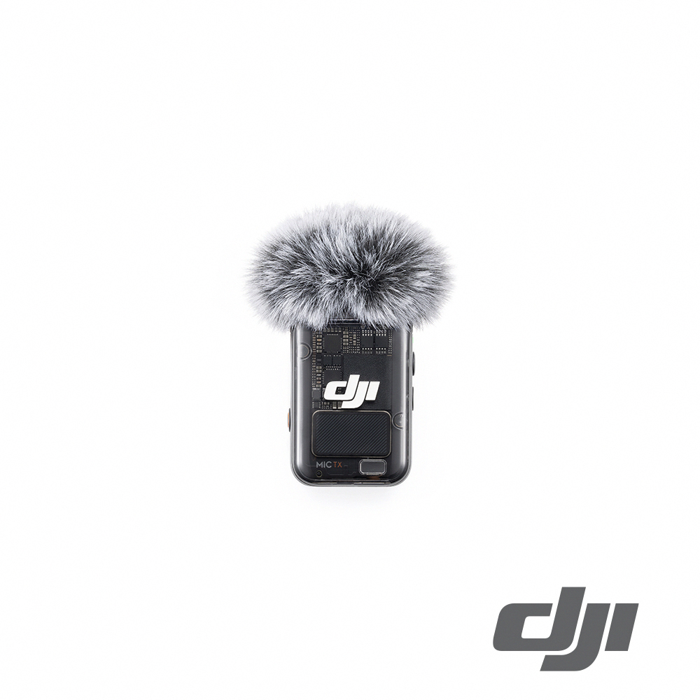 【預購】【DJI】Mic 2 發射器 (透明黑) 公司貨_8