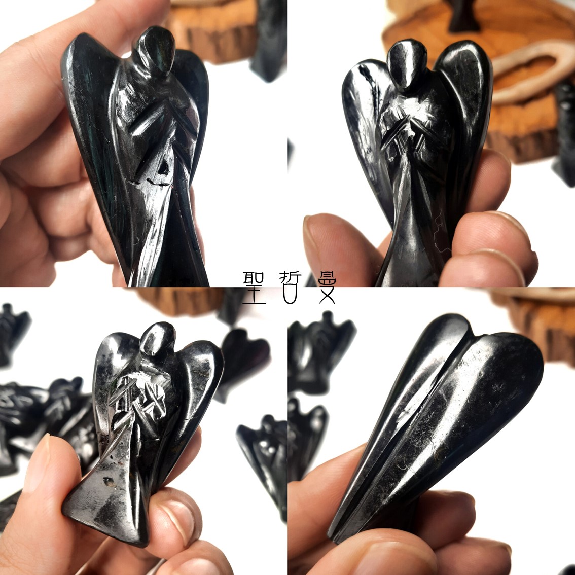 黑碧璽天使 Tourmaline 雕件/擺件 ~保護、紮根、轉化負面情緒_3