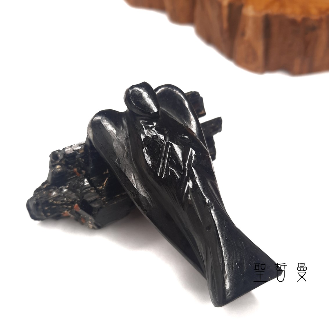 黑碧璽天使 Tourmaline 雕件/擺件 ~保護、紮根、轉化負面情緒_7