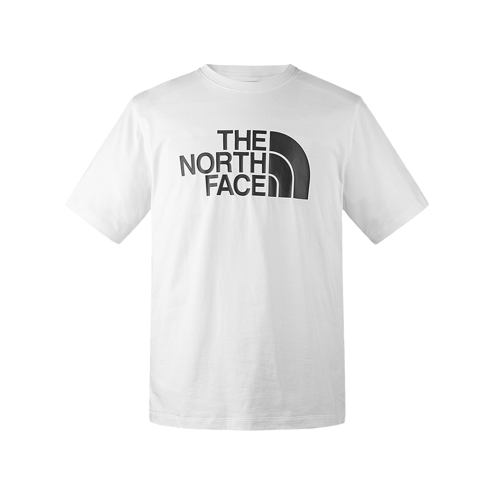 T️he North Face北面男女款白色純棉舒適透氣休閒短袖T恤｜86PSFN4_1