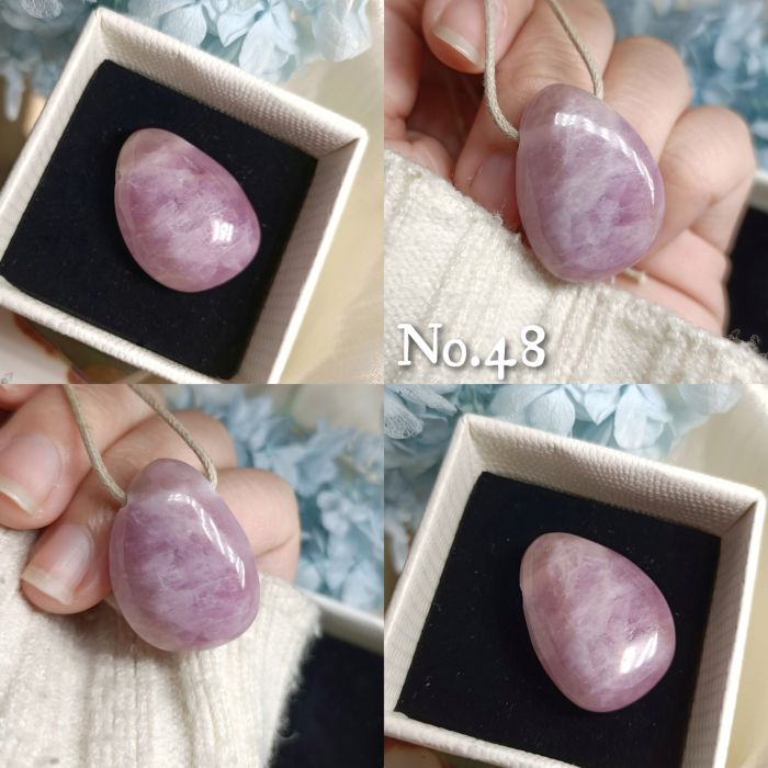 紫鋰輝側洞裸石墜38~50號 KUNZITE ~敞開心門、緩解壓力和消極情緒、治癒並脫去舊有的模式_9
