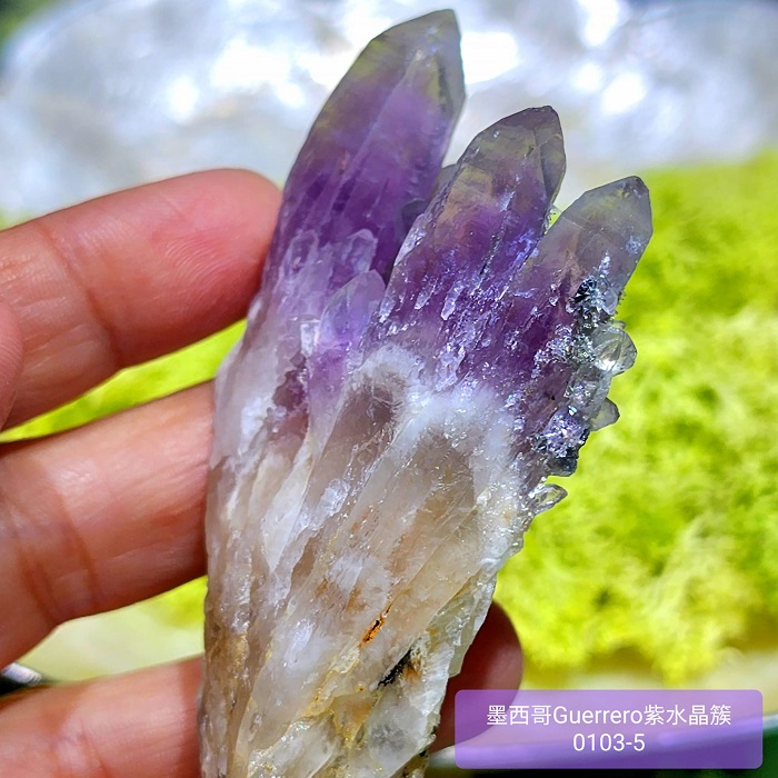 【土桑精品】格雷羅糖心紫水晶簇0103-5號 Guerrero Phantom Amethyst Mexico_2