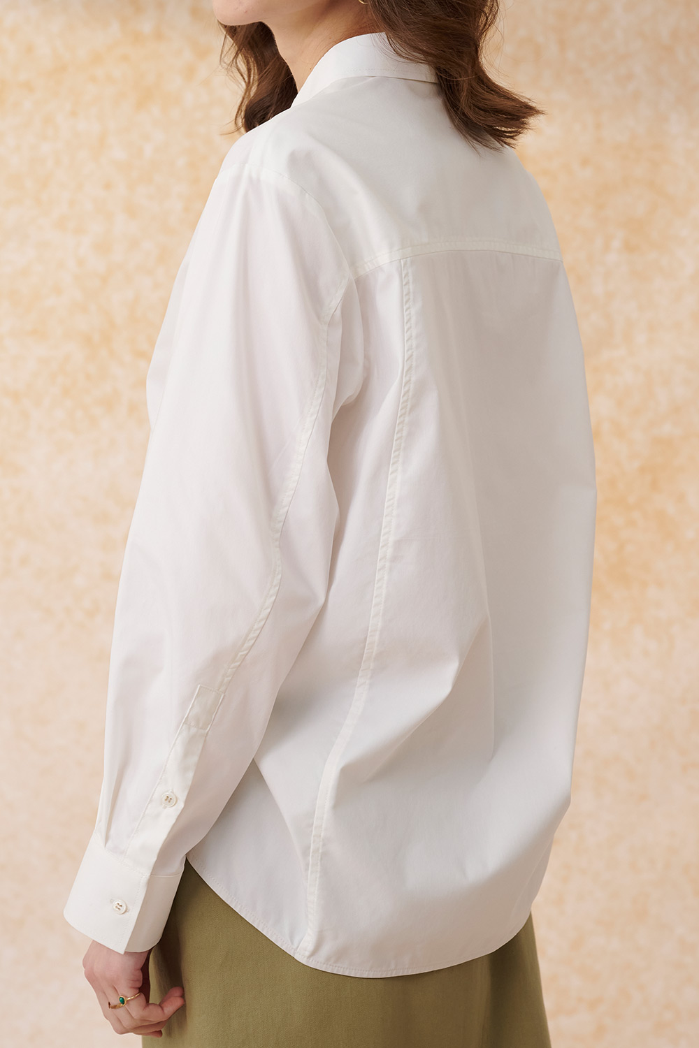 SST&C Off-White Loose Fit Cocoon Shirt | 7562403007  (Outlet)_4