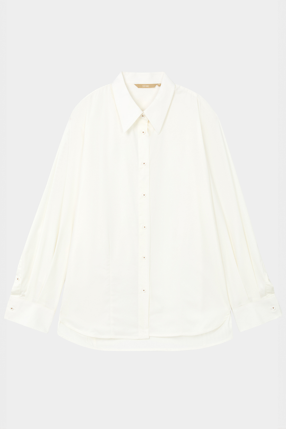 SST&C Off-White Loose Fit Cocoon Shirt | 7562403007  (Outlet)_5