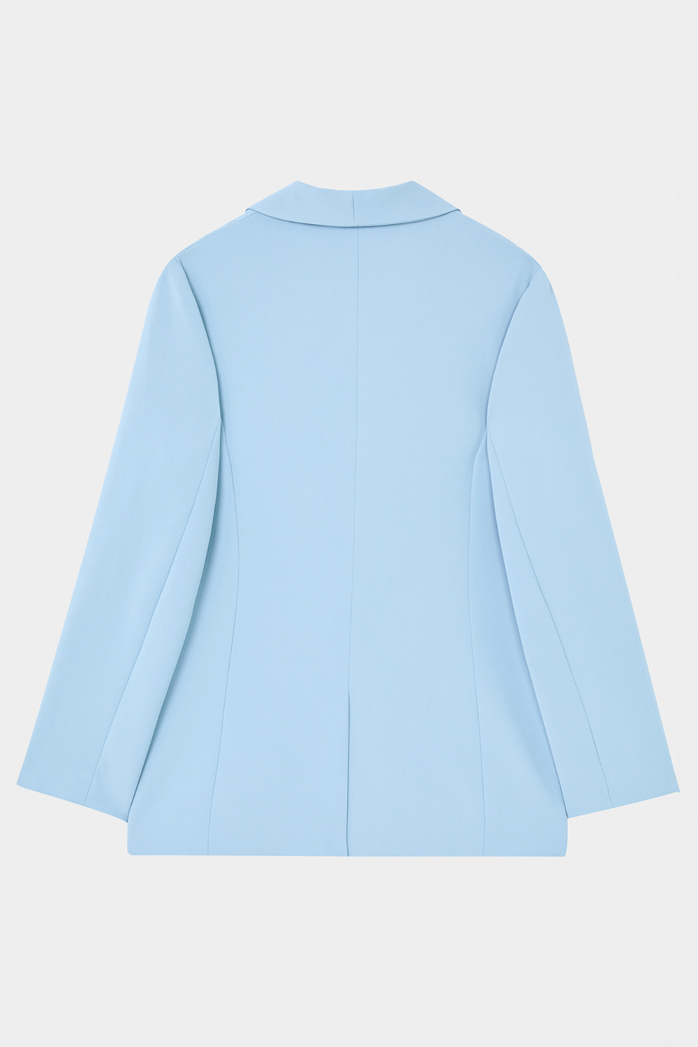 SST&C Baby Blue Loofah Collar Coat | 8162403002  (Outlet)_6