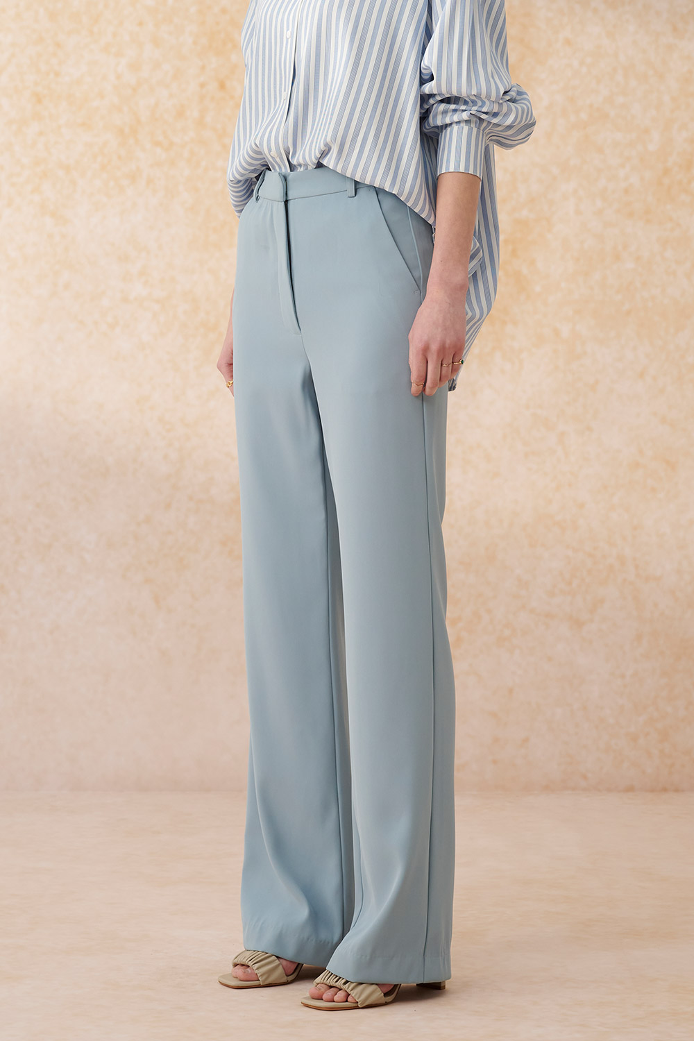 SST&C Baby Blue Slim Fit Bell Bottoms | 8262403002  (Outlet)_6