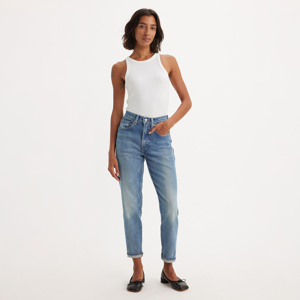 Levi’s® MADE IN JAPAN MIJ日本製 女款 高腰BOYFRIEND男友褲 / 彈性布料 / 及踝款 熱賣單品