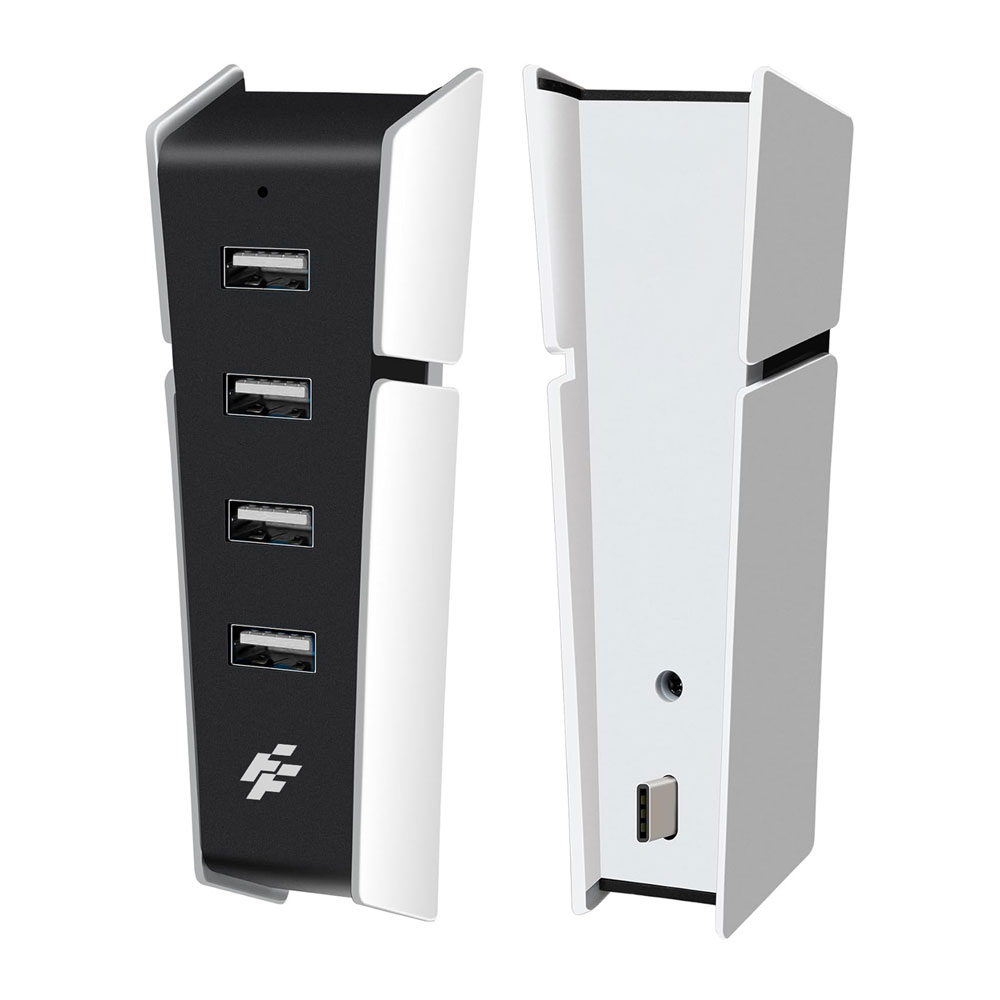 【PS5周邊】副廠SLIM主機專用貼合式HUB集線器 4718091800060_0