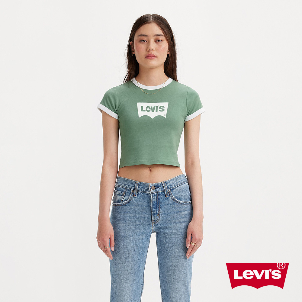 女款 Mini短版短袖Tee恤 / Batwing LOGO 熱賣單品