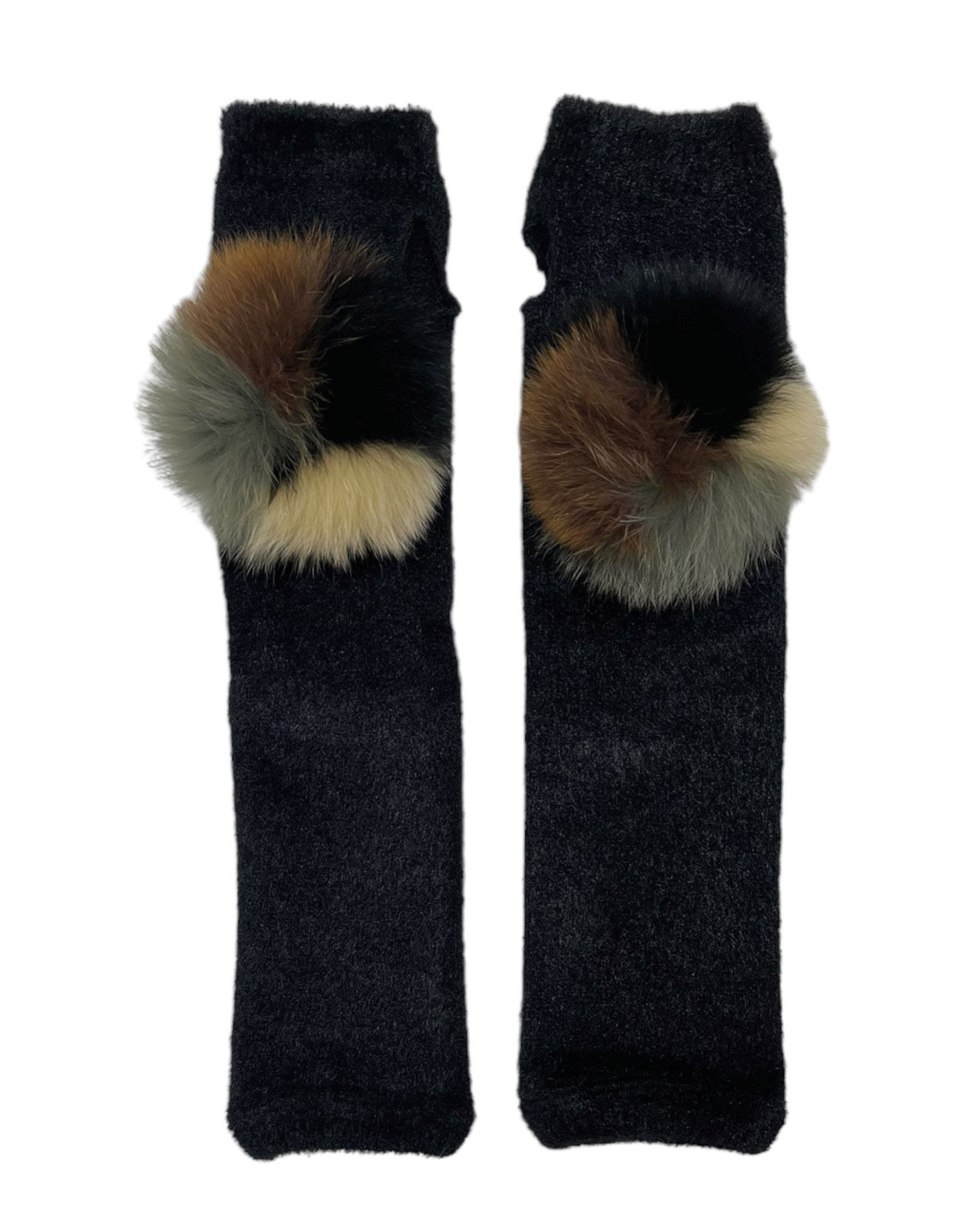 【DECEMBERMAY】Shaggy far armwarmer_3-312-5504