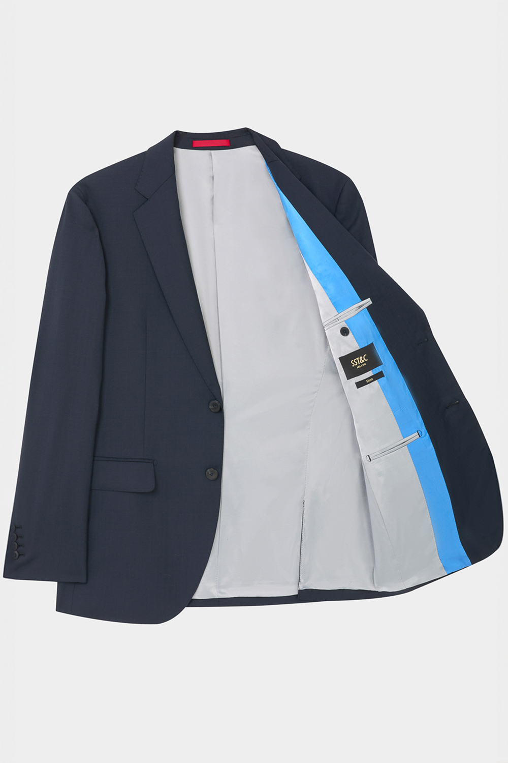 SST&C #Milan Series  Navy Slim Fit Suit Jacket | 0112403003  (Outlet)_8
