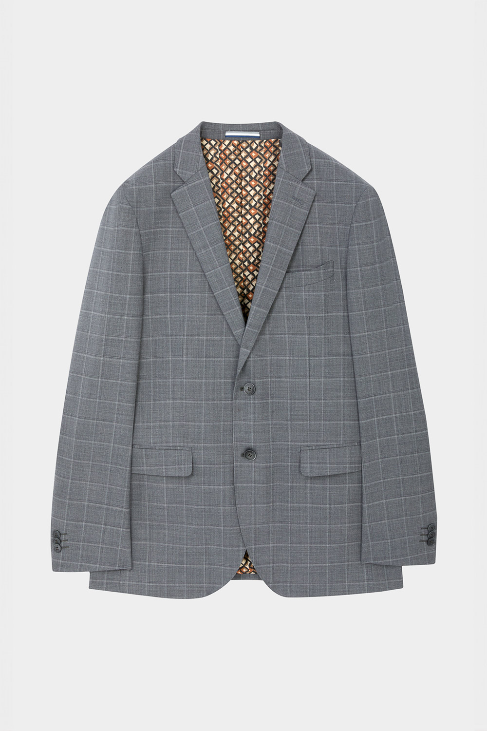 SST&C #Machine Washable Series  Gray Check Pattern Tailor Suit Jacket | 0112403008  (Outlet)_7