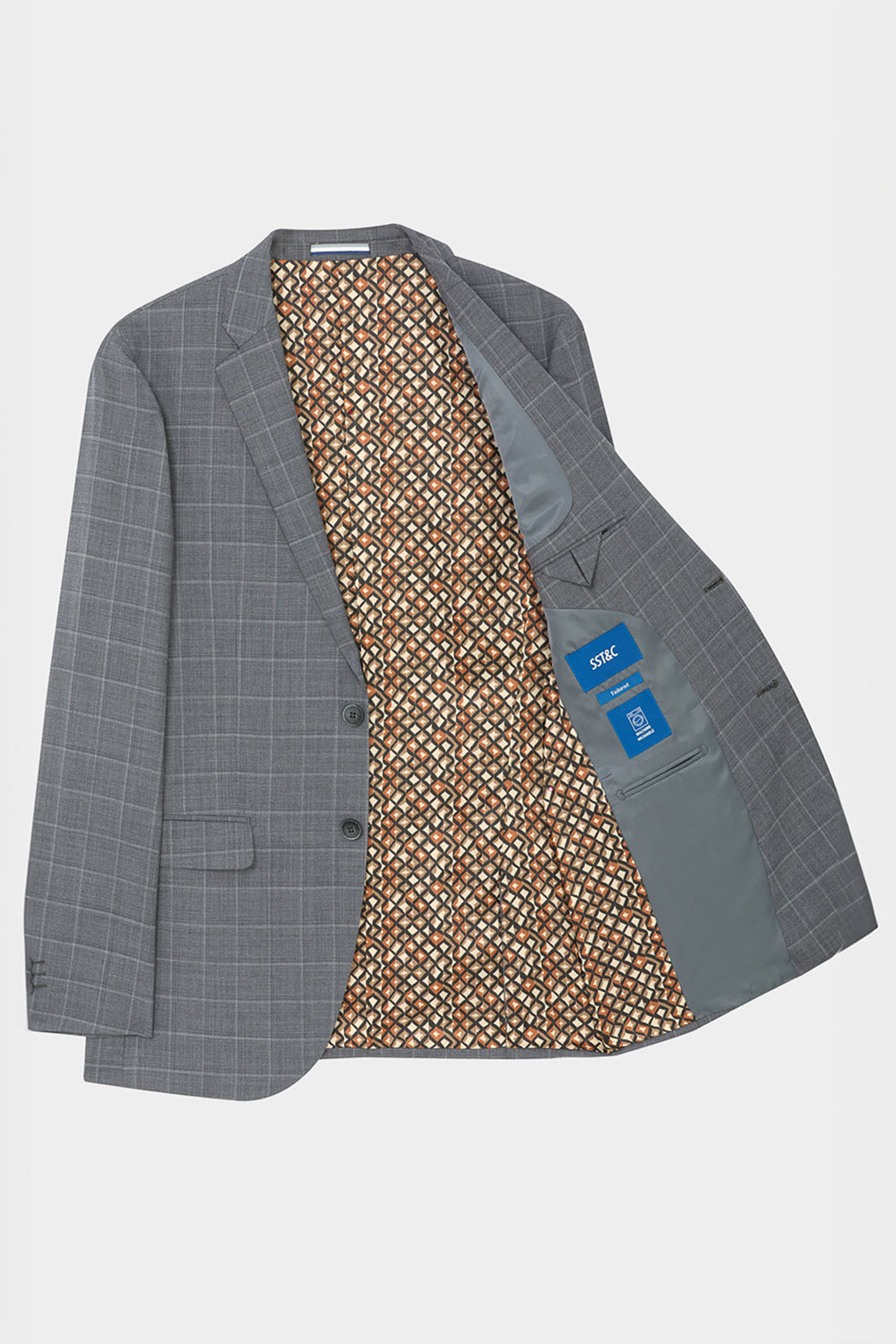 SST&C #Machine Washable Series  Gray Check Pattern Tailor Suit Jacket | 0112403008  (Outlet)_8