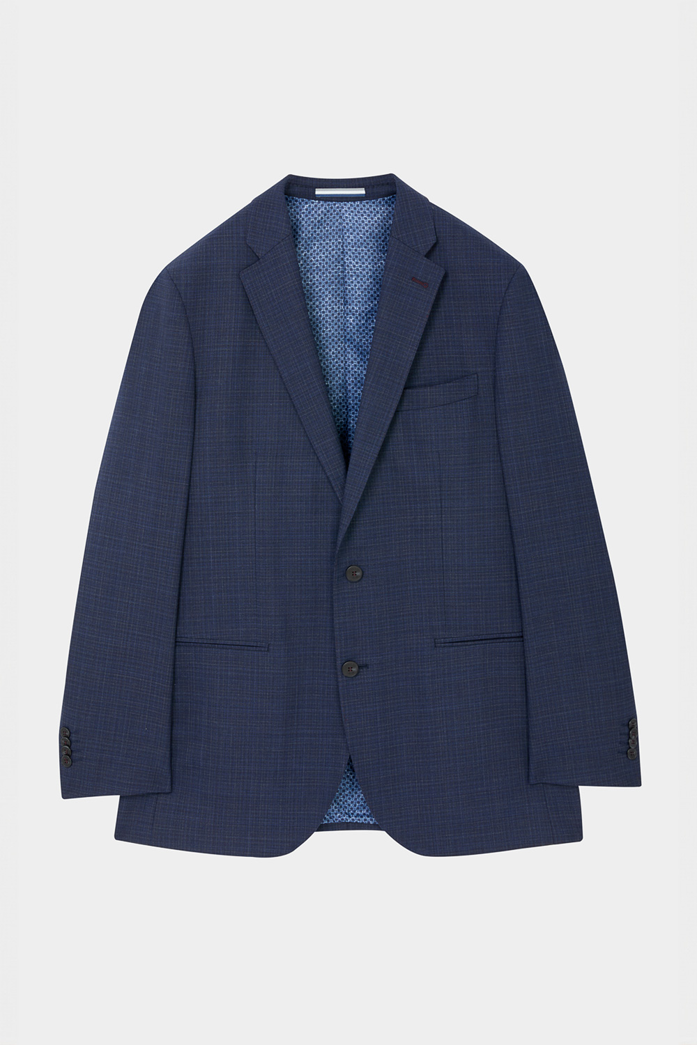 SST&C #Machine Washable Series  Navy Check Pattern Classic Suit Jacket | 0112403006  (Outlet)_5