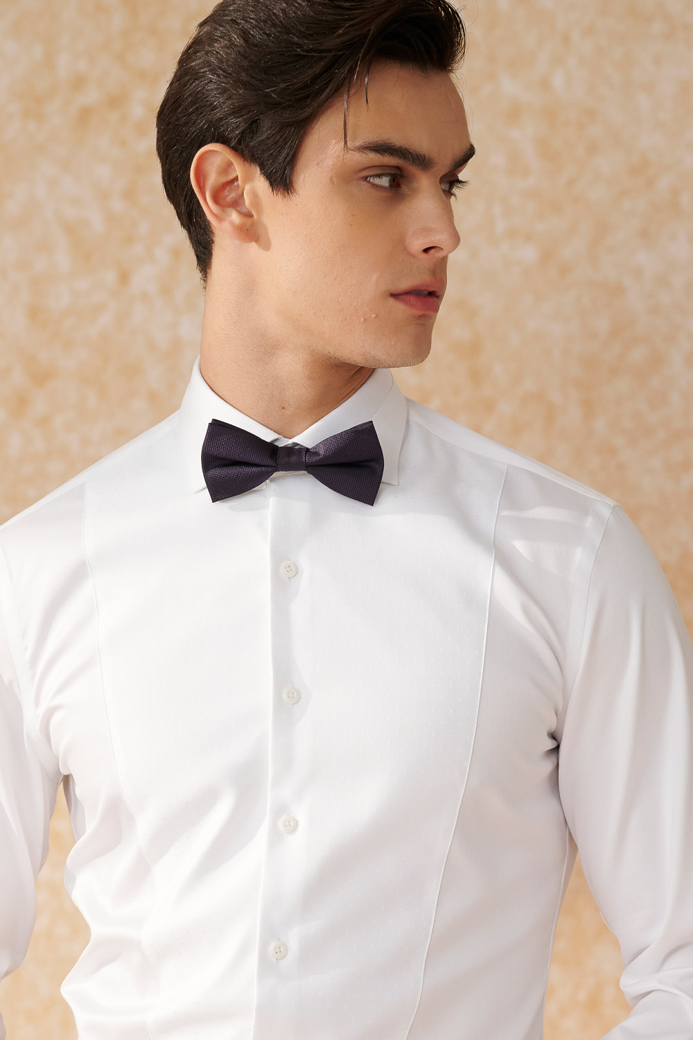 SST&C #Milan Series  Anti-Wrinkle White Spliced ​​Dress Style Standard Shirt | 0312403001  (Outlet)_1