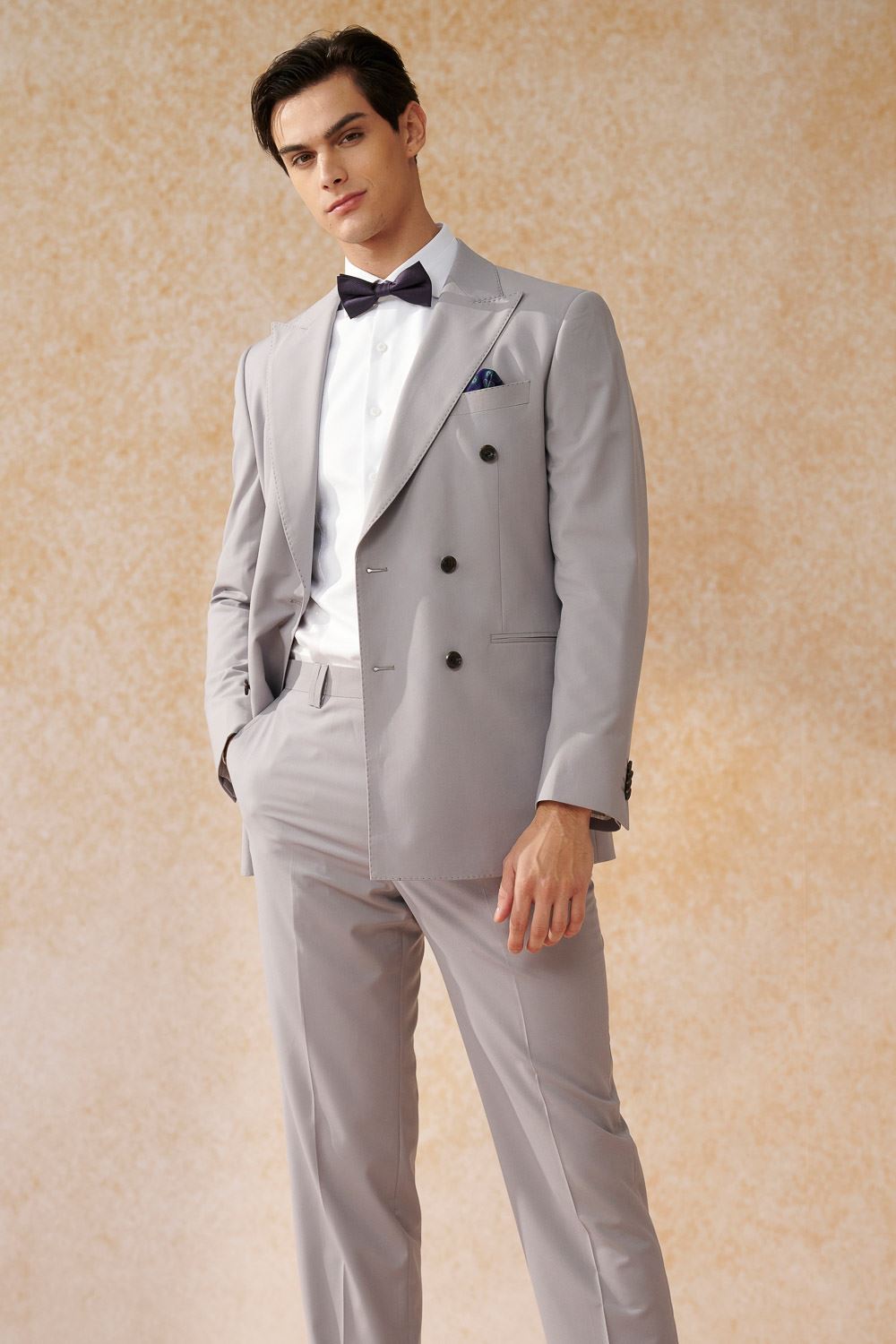 SST&C #Milan Series  Anti-Wrinkle White Spliced ​​Dress Style Standard Shirt | 0312403001  (Outlet)_3