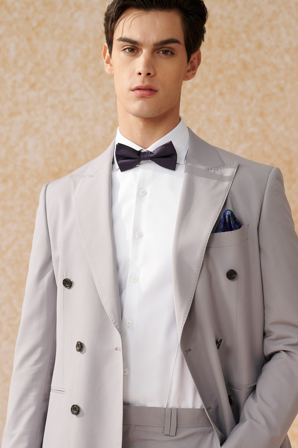SST&C #Milan Series  Anti-Wrinkle White Spliced ​​Dress Style Standard Shirt | 0312403001  (Outlet)_5