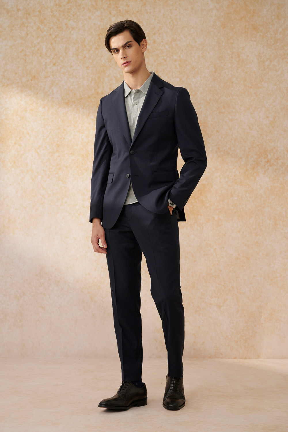 SST&C #米蘭系列 藏青修身西裝褲｜0212403003 (outlet)_4