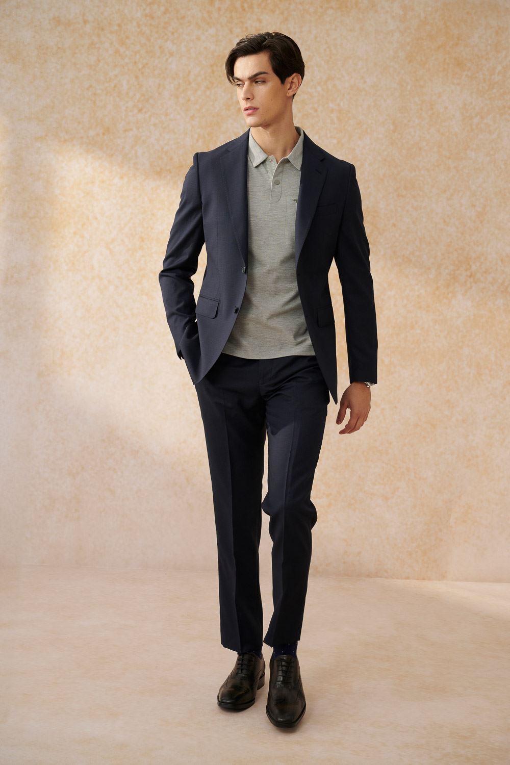 SST&C #米蘭系列 藏青修身西裝褲｜0212403003 (outlet)_5