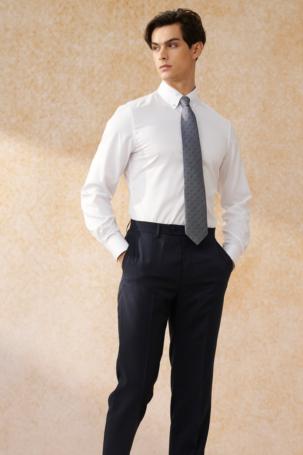 SST&C #米蘭系列 抗皺白色修身版襯衫｜0312403006 (outlet)_2