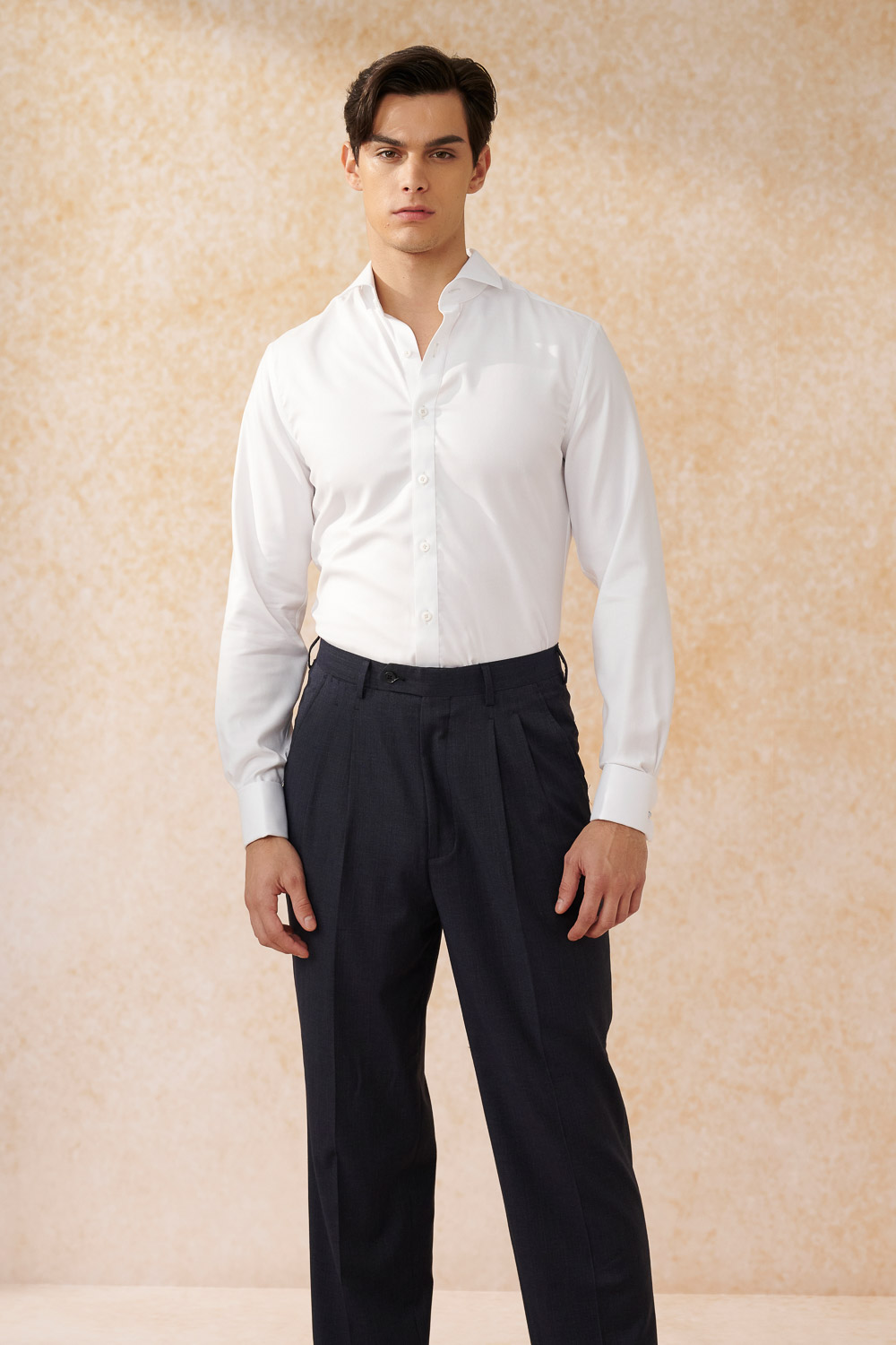 SST&C #米蘭系列 抗皺白色斜紋修身版襯衫｜0312403008 (outlet)_2